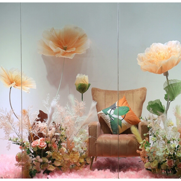 Giant Flowers Set Of 3 | Event Decor Giant Flowers Set Of 3 | Event Decor